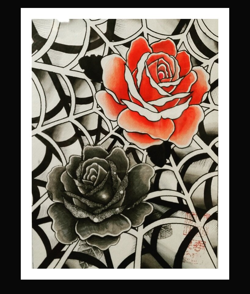 infinitytattoo1's tweet photo. Rose https://t.co/eCXfadZqCa