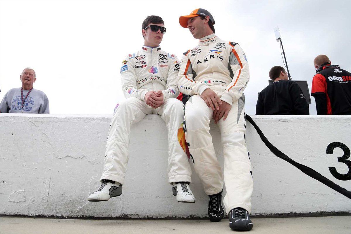 NASCAR's tweet photo. Having a little fun with the rookies!

😂: https://t.co/l8WVWyio04 https://t.co/2crJrQo8Kj