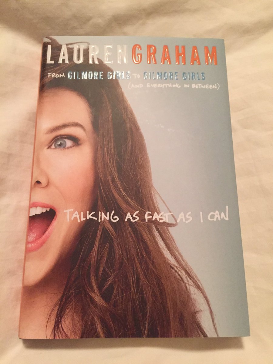 FineWhiskeyGirl's tweet photo. @thelaurengraham Finally! Can't wait to start. Ironically a friend just told me I speak quickly. They haven't seen #gilmoregirls https://t.co/oVS30MXAGn