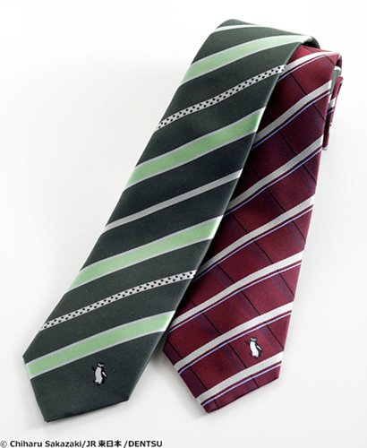 Suica 15周年記念ペンギンネクタイ JR東日本オリジナル Suica 15周年