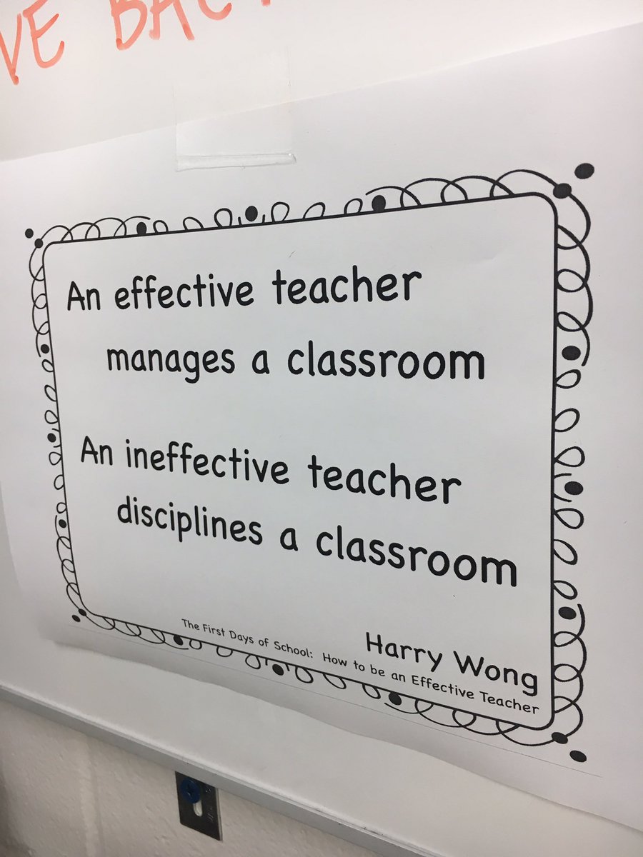 LCCTCteach's tweet photo. Every teacher's bff, Harry Wong 👌 #tomorrowstopic https://t.co/yBbL5ovOmi
