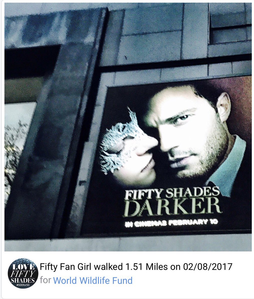 ZoyaKaye's tweet photo. Last Night Miles... @CharityMiles for @WWF #500for50 for #FiftyShadesDarker 🖤🖤🖤 https://t.co/LNkOhyJ7Y6