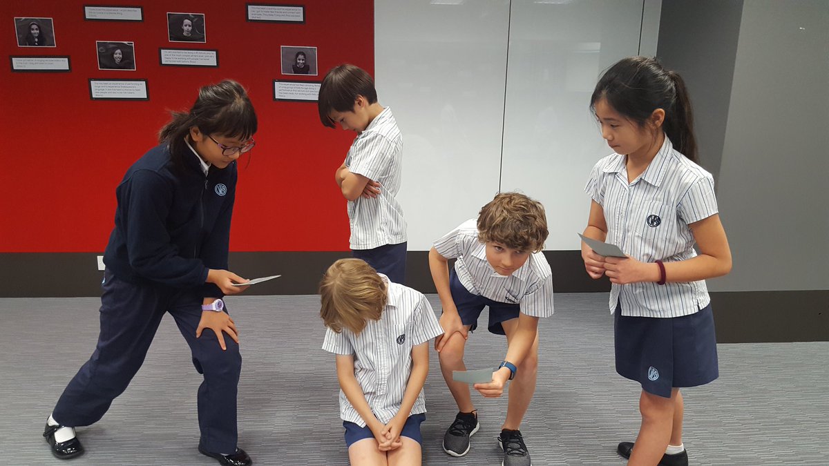 cwbsy6's tweet photo. The year 6 creativity day continues with a drama workshop with Mrs Jackson. https://t.co/3xKFSxqBtg