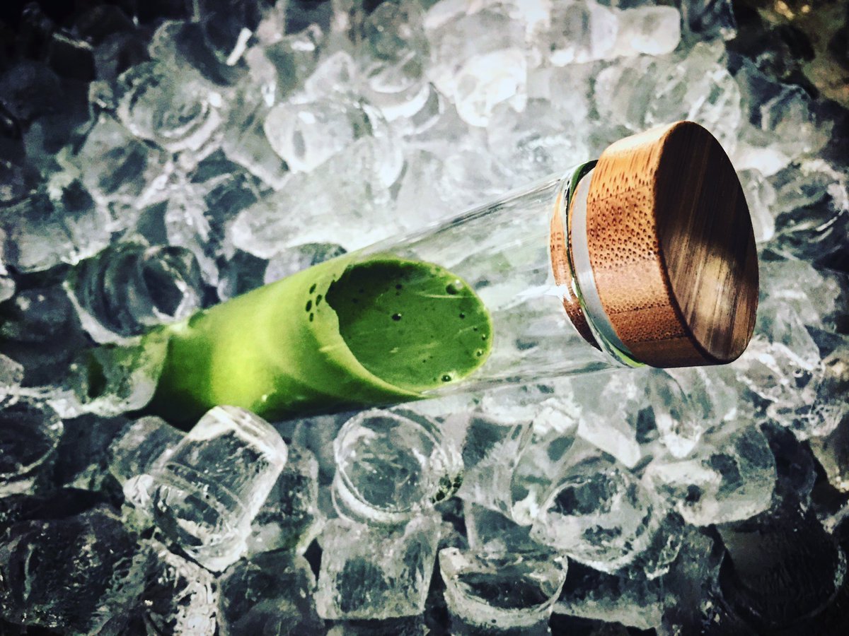 Beautiful weather for some chilled sorrel and basil soup, <a href="/gastropark/">Gastro park</a> we serve with sheeps milk sorbet and coconut frostie