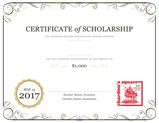 chardon_square's tweet image. Do you know about our $1,000 scholarship for graduating high school seniors? Details and application form at bit.ly/csa-scholarship