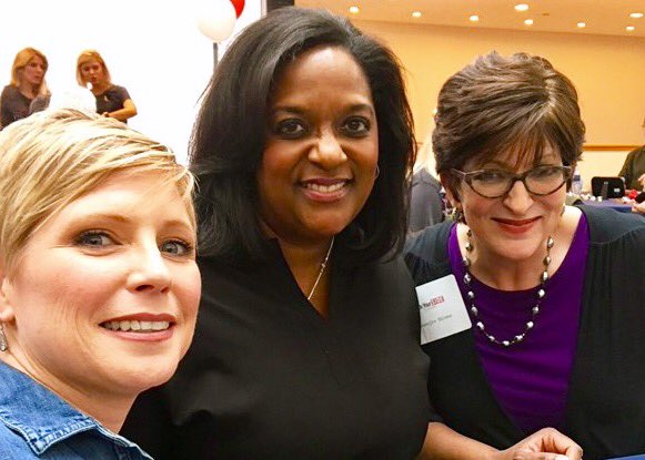 jeaniesmithstl's tweet photo. fun day celebrating @ksdknews' anniversary! I feel blessed to be a small part of the station's history ✋🏻☝🏻#5is70 https://t.co/WRDLdAcTbc
