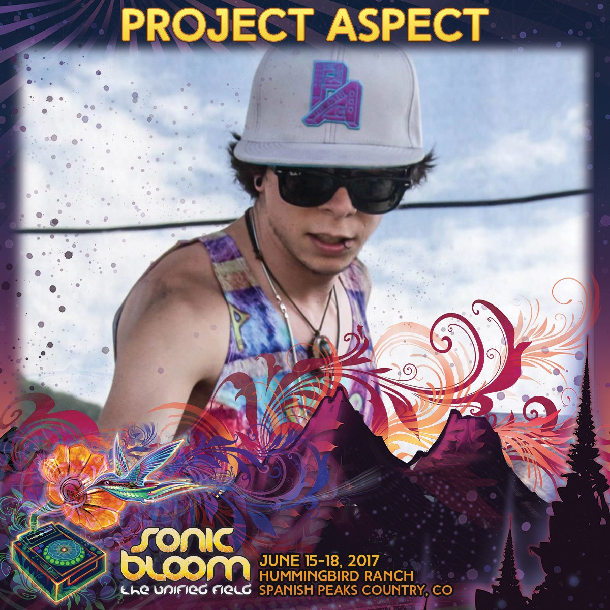 SONIC_BLOOM's tweet photo. #ProjectAspect is playing a set at #SONICBLOOM 2017 @ProJectAspect 
https://t.co/RqtC3w7d7G

Tier 1 TIX: https://t.co/SuiE8bkVNV https://t.co/0X0tRZH94t