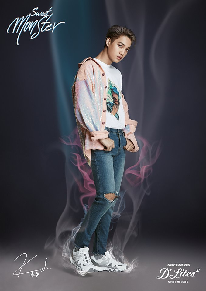 SMent_EXO's tweet photo. 170208 SKECHERS Facebook update with #EXO Sehun, Kai, Chen, Baekhyun https://t.co/nx9TO5Oshr