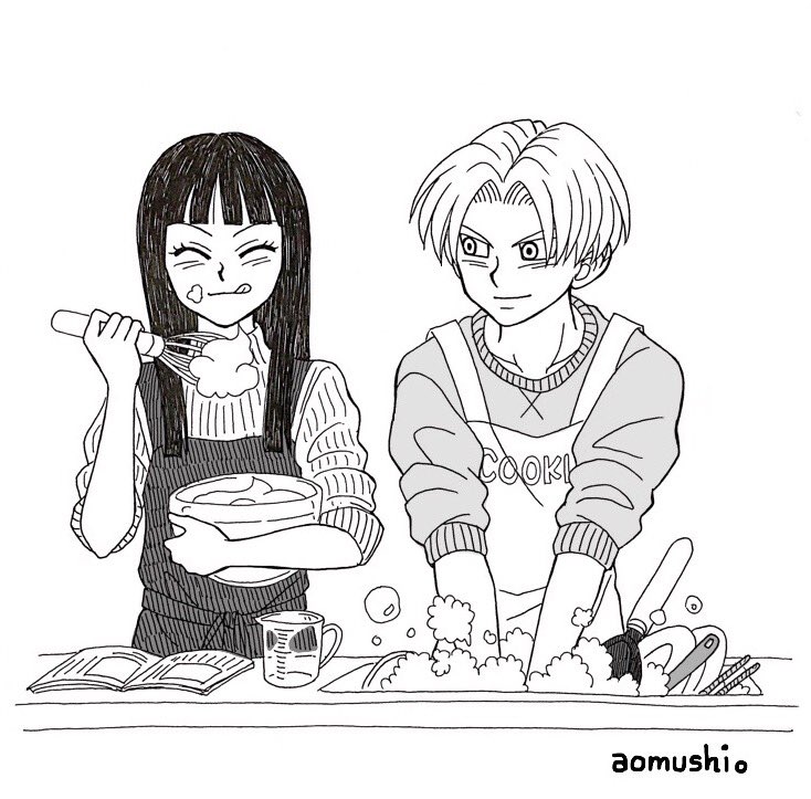 未来トラマイ。食事が終わって後片付けしてるのに、なんか甘いものが食べたいってケーキを作り始めるマイちゃん『マイはよく食べるよな。』『あんたには負けるけどね。』
♡5月3日翡翠様主催トラマイアンソロ発売!
https://t.co/FRYuuOXFeX
アンケートにご協力を!
