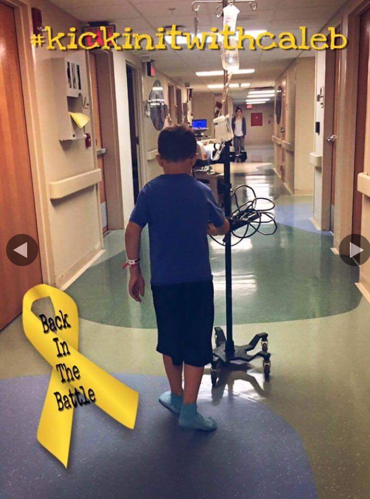 Fitzybabe116's tweet photo. Keep fightin kid. You did it once you can do it again. Sammy misses you bub! #kickinitwithcaleb https://t.co/gWYetbOusW