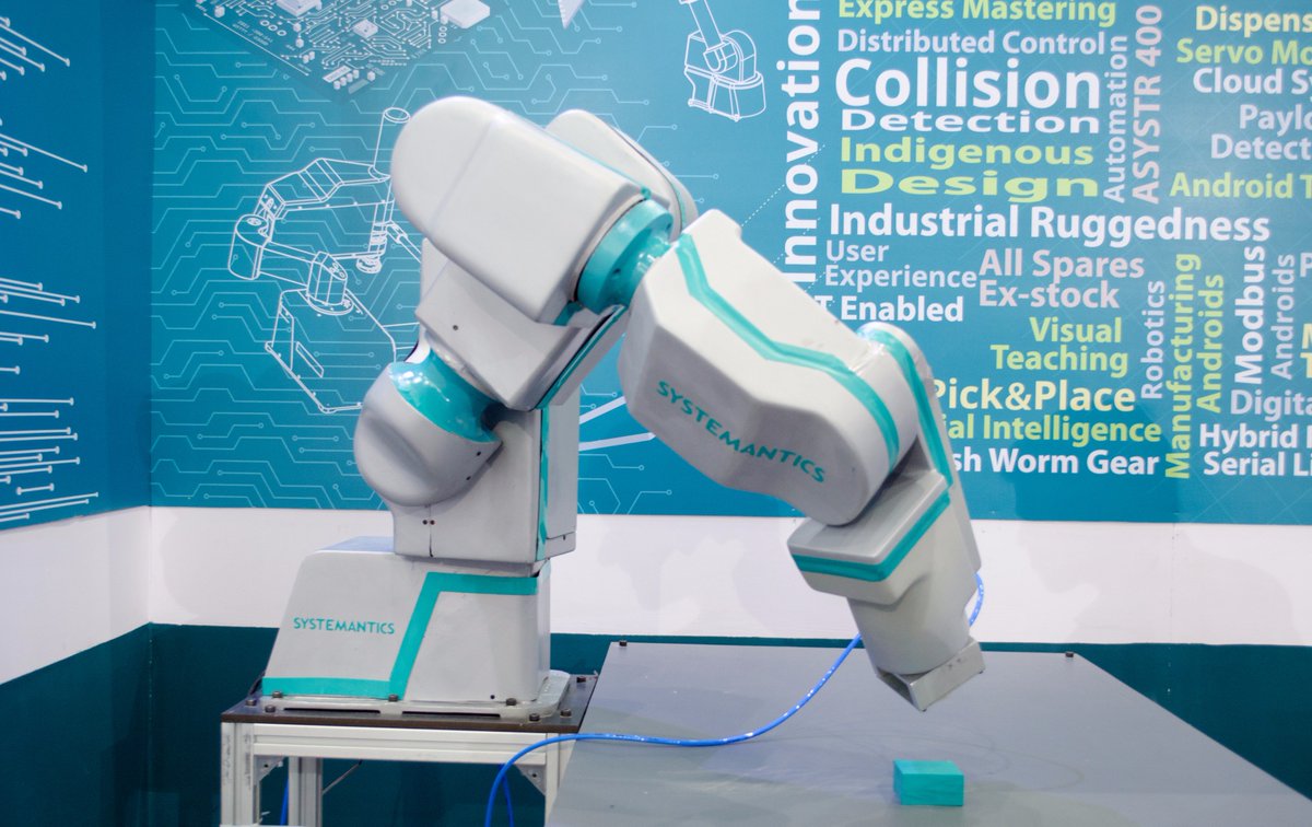 systemantics_in's tweet image. First look into our 6 Axis Robot - The ASYSTR 600! #Robotics #IndustrialAutomation #Systemantics