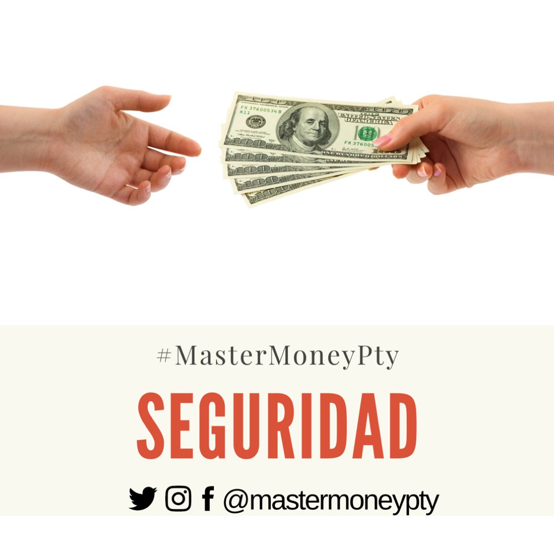 mastermoneypty's tweet photo. Te damos la #seguridad de que tu dinero esta en las mejores manos!
#MasterMoneyPty
#Dinero #seguro #Money #rapido #Envíos #Panama https://t.co/UtN8Q3XRNL