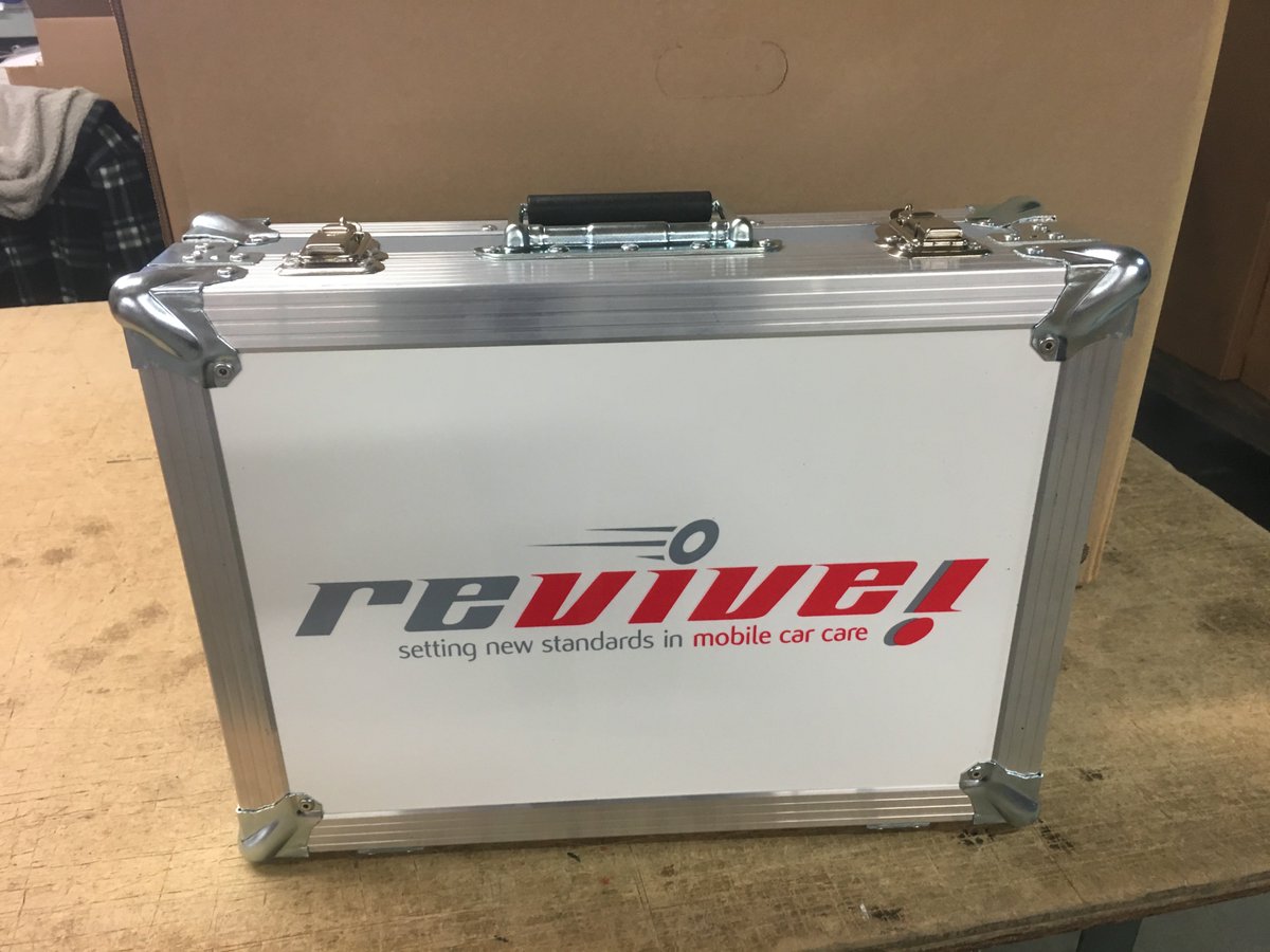 CondorCases's tweet photo. @Revive_uk your #customized flightcases are ready! Printed with your #Logo #branding #flightcase #condorcases #madeinUK @Polyformes #foam https://t.co/Egg6NGPkuw