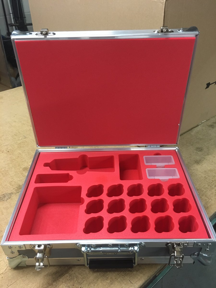 CondorCases's tweet photo. @Revive_uk your #customized flightcases are ready! Printed with your #Logo #branding #flightcase #condorcases #madeinUK @Polyformes #foam https://t.co/Egg6NGPkuw
