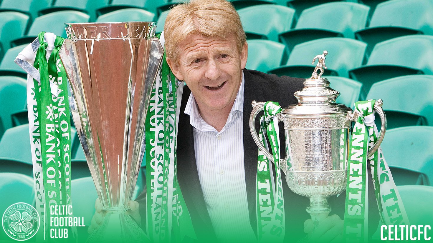  Happy 60th Birthday to former Hoops manager, Gordon Strachan! 