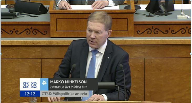 Riigikogu välispoliitika arutelu. 
x.com/Riigikogu/stat…