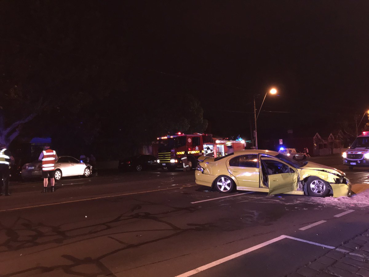 Take the Uber or take the tram? I took the tram - then Lygon St closed, huge crash outside cemetery. <a href="/yarratrams/">Yarra Trams</a> <a href="/theheraldsun/">Herald Sun</a>