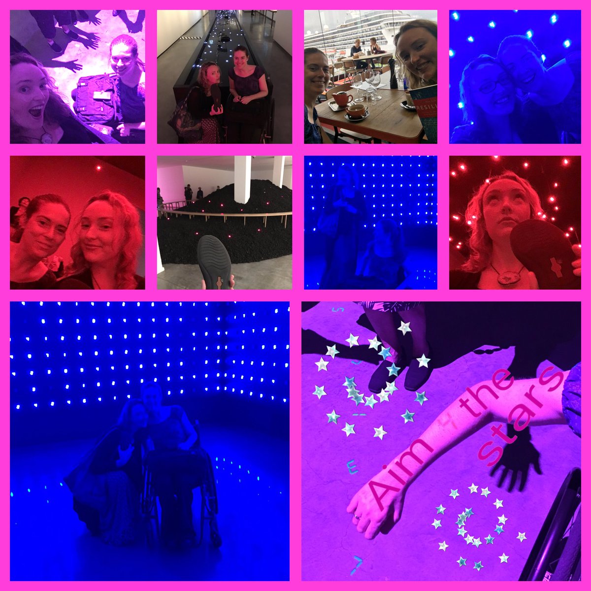 jemmapigott's tweet photo. #MCA delights the imagination #TatsuoMiyajima's enLIGHTening installation! Gr8 space. My shoe sole came off in that place #SoleFul https://t.co/s538G7Faav
