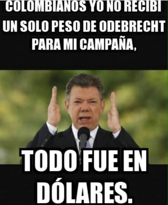 Resultado de imagen para odebrecht memes  Colombia