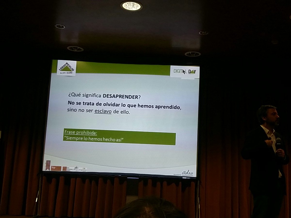 MACarnero's tweet photo. #leroymerlindigital
Paso 1. Desaprender https://t.co/sB0ZpP8zY6