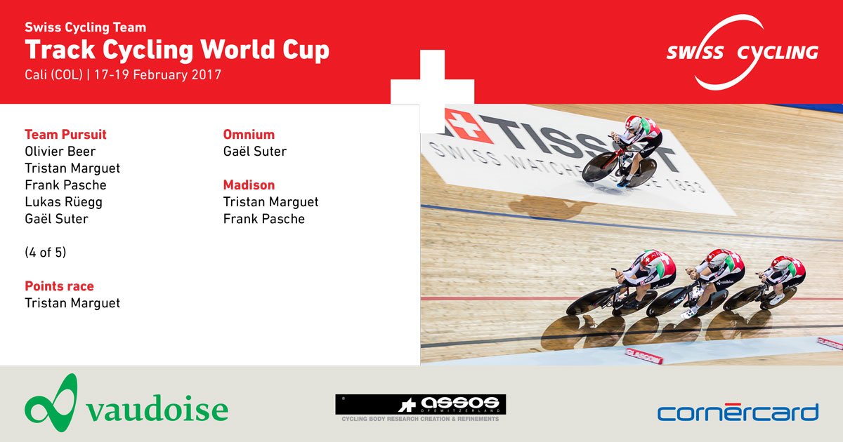 swisscycling's tweet photo. Track Cycling World Cup is back! Have a look at the Swiss selected athletes for the @TrackWCupCali 
Read more: https://t.co/478aC0dKbT https://t.co/j5jpYLqshw