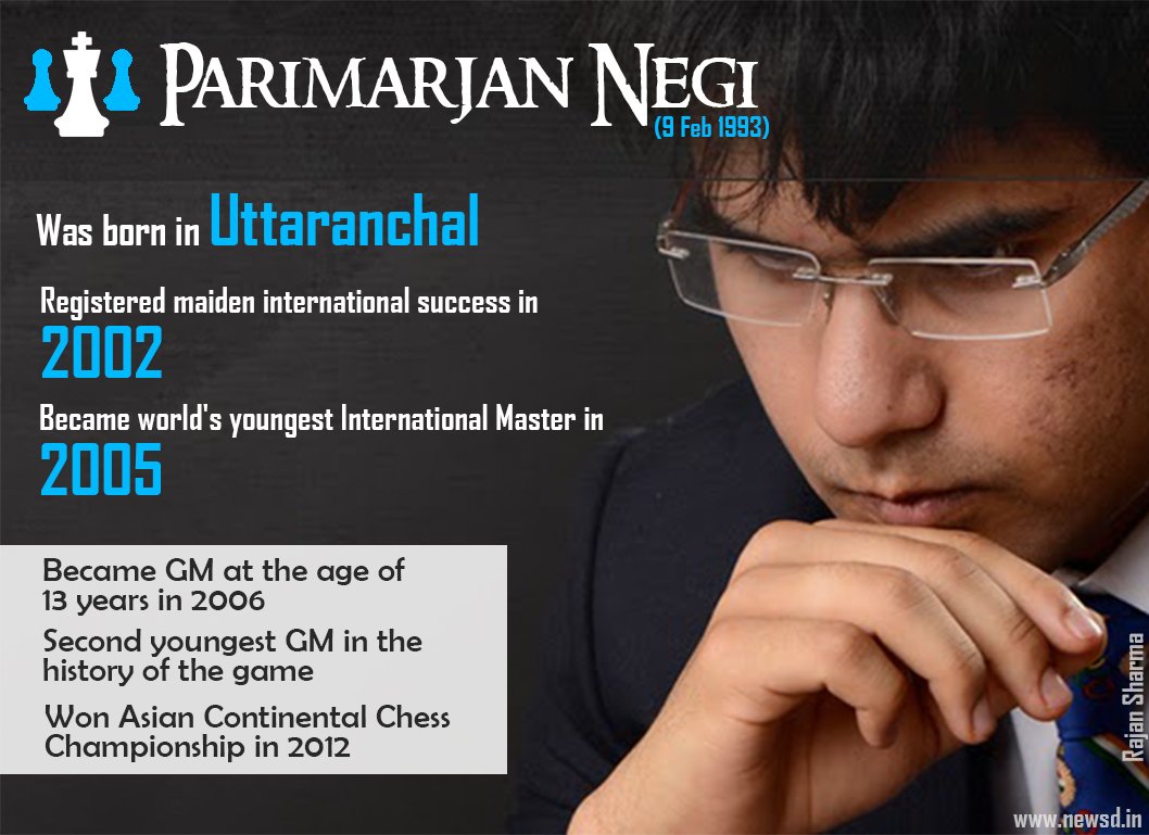 Happy birthday Youngest Grandmaster in India, Parimarjan Negi. 