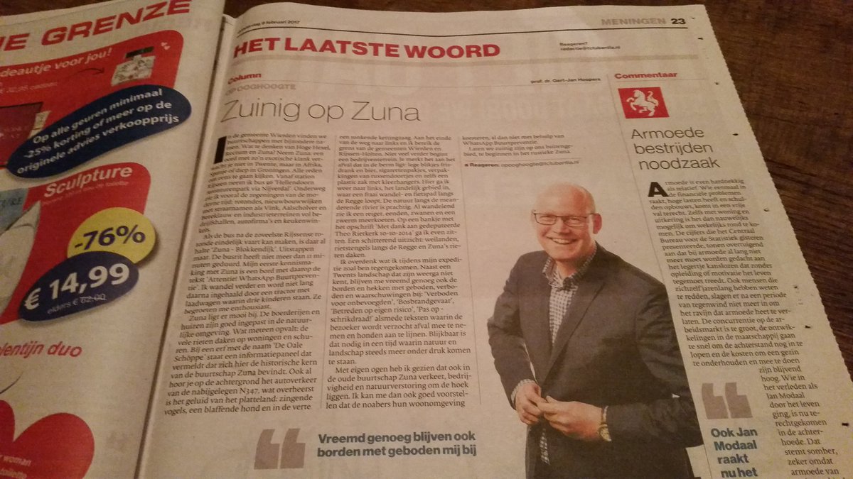 HaarHerman's tweet photo. Mooi stuk over #Zuna in @tubantia  @tctreggestreek. Laten we inderdaad zuinig zijn op ons prachtige Zuna. @NotterZuna https://t.co/KEcTevDO5o