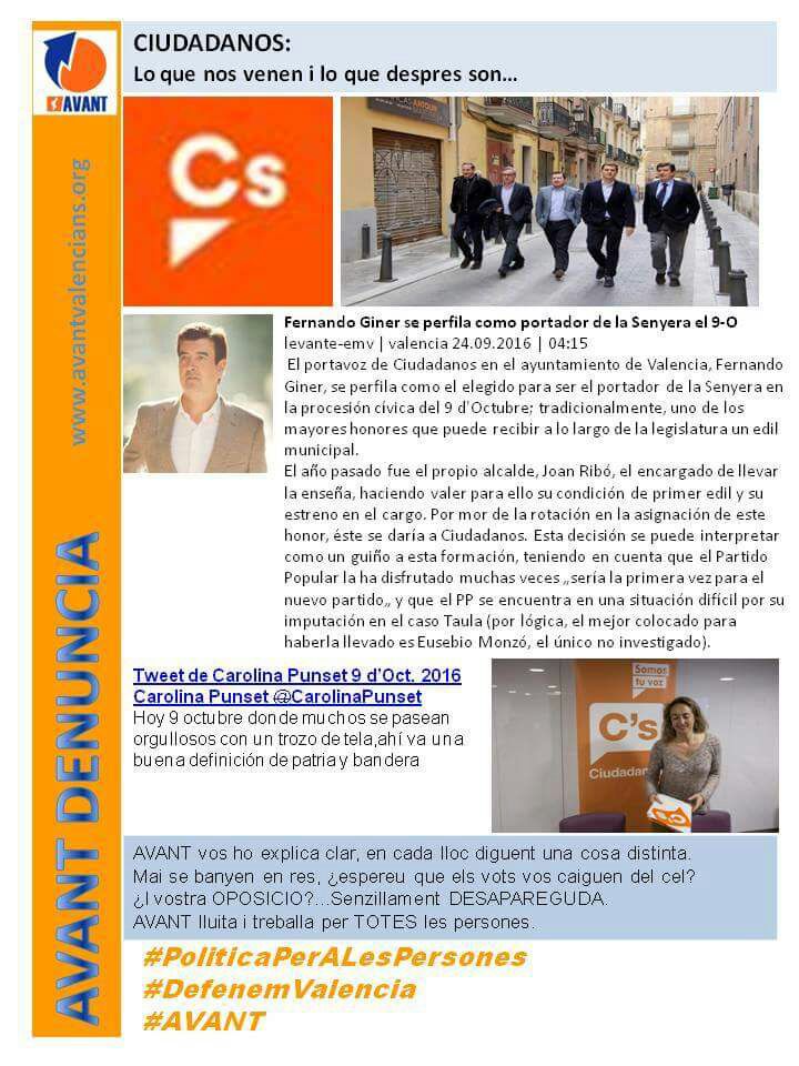 AvantValencians's tweet photo. Lo que nos venden y lo que después son, las mentiras a los Valencianos, enchufismo etc
En AVANT somos claros y daremos caza al lobo https://t.co/h041wtnibx