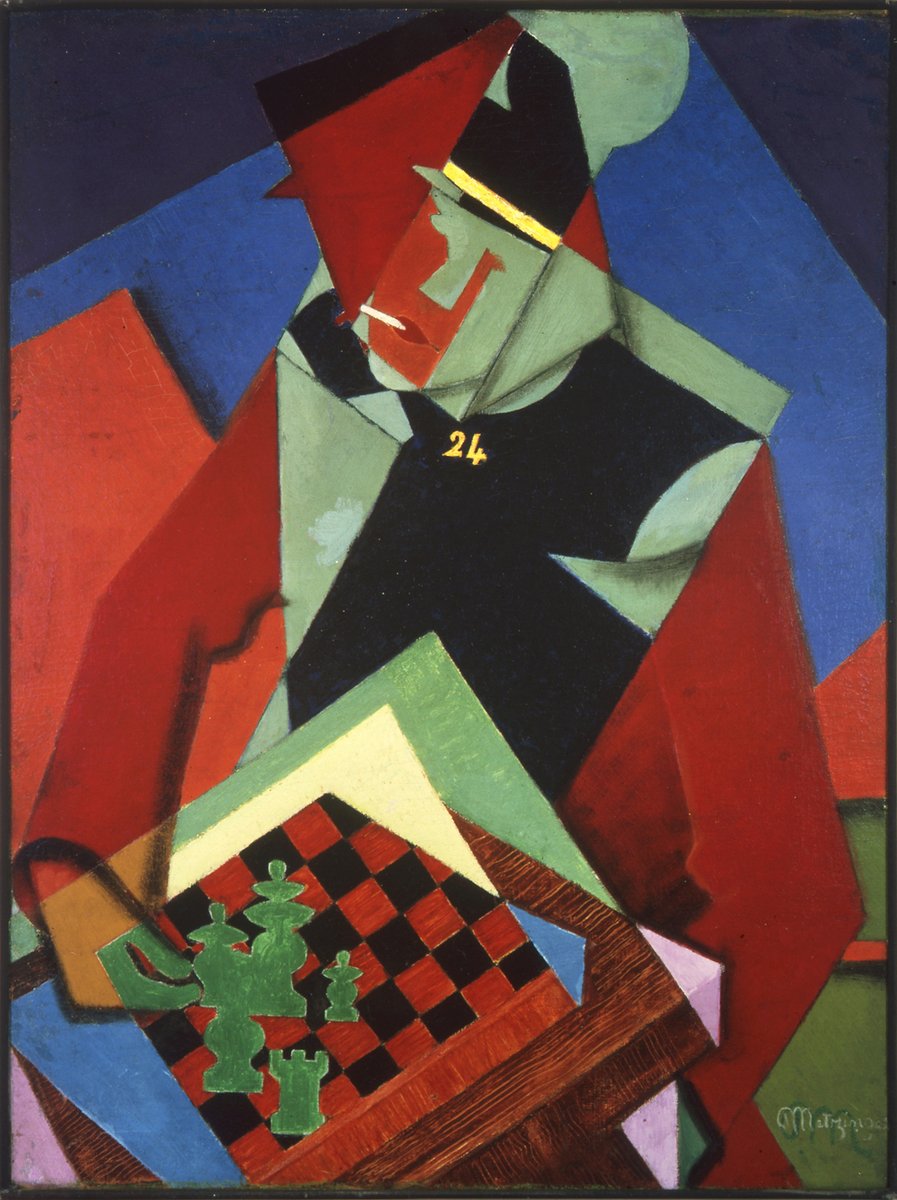Dominiquepucini's tweet photo. @baronaite404 @SilvanaMarucc16 @MenschOhneMusil @Gislebert @Passeur_dArts @35Minouche @GaiaGaudenzi
#etzinger Soldat jouant aux échecs https://t.co/lo76u39oFx