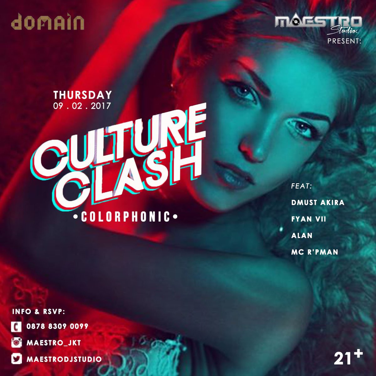 AliTheBeat's tweet photo. Culture Clash by @MAESTRO_JKT tonight @domainjakarta https://t.co/k0J8cE4dRa
