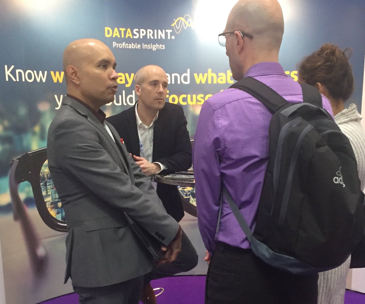 Datasprint's tweet image. It’s been what I can honestly say an amazing two days at ICE 17!  So much positive feedback on our product!  Day 3 were coming for you!