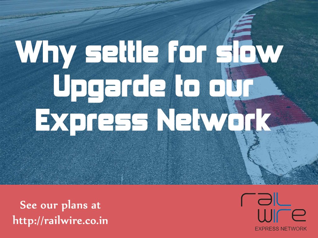 railwire_isp's tweet photo. Experience lightning fast internet with Railwire
Click here to know more https://t.co/V0tu0GkL0I #railwire #expressnetwork https://t.co/kAh78AAtD2