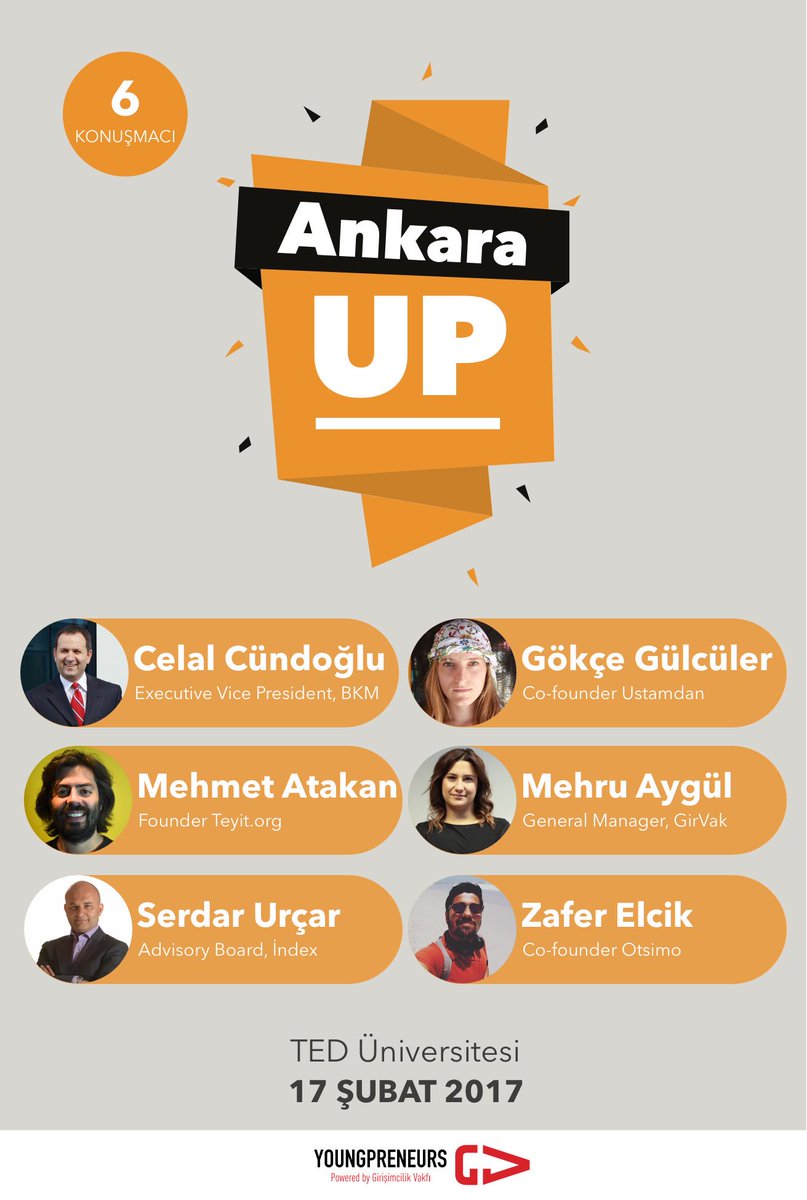 girvak's tweet photo. Fellowlarımızdan AnkaraUP etkinliği 17 Şubat 12:00'da TED Üniversitesi'nde gerçekleşecek!

Kayıt olmak için,
https://t.co/w4Gycu2N0w https://t.co/QIhQHYrkTx