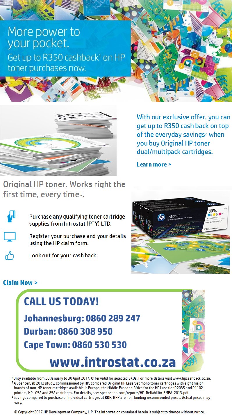 hp toner cashback