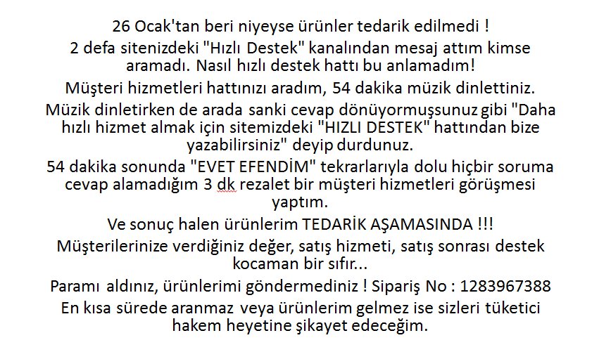 HTorlak's tweet photo. @DekorazonCom Müşterilerinize verdiğiniz değer, satış hizmeti, satış sonrası destek kocaman bir sıfır... Paramı aldınız, ürünlerim nerede ? https://t.co/mdhKA31yVf