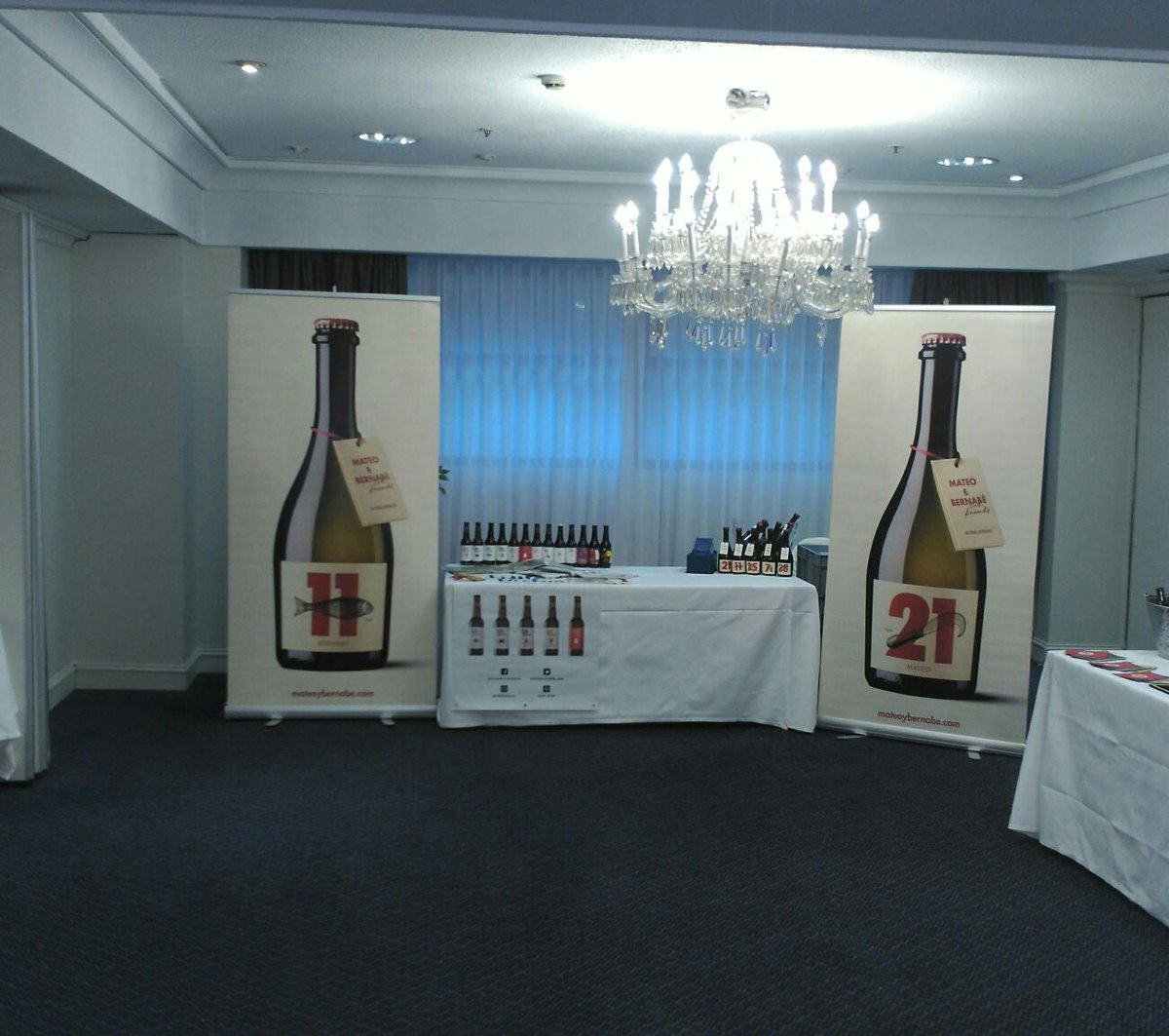 MateoyBernabe's tweet photo. Preparados para comenzar! II Salón profesional de la Cerveza Artesana de Madrid en hotel @MiguelAngel_HMA @CalduchVino https://t.co/tdzFgUOAB7