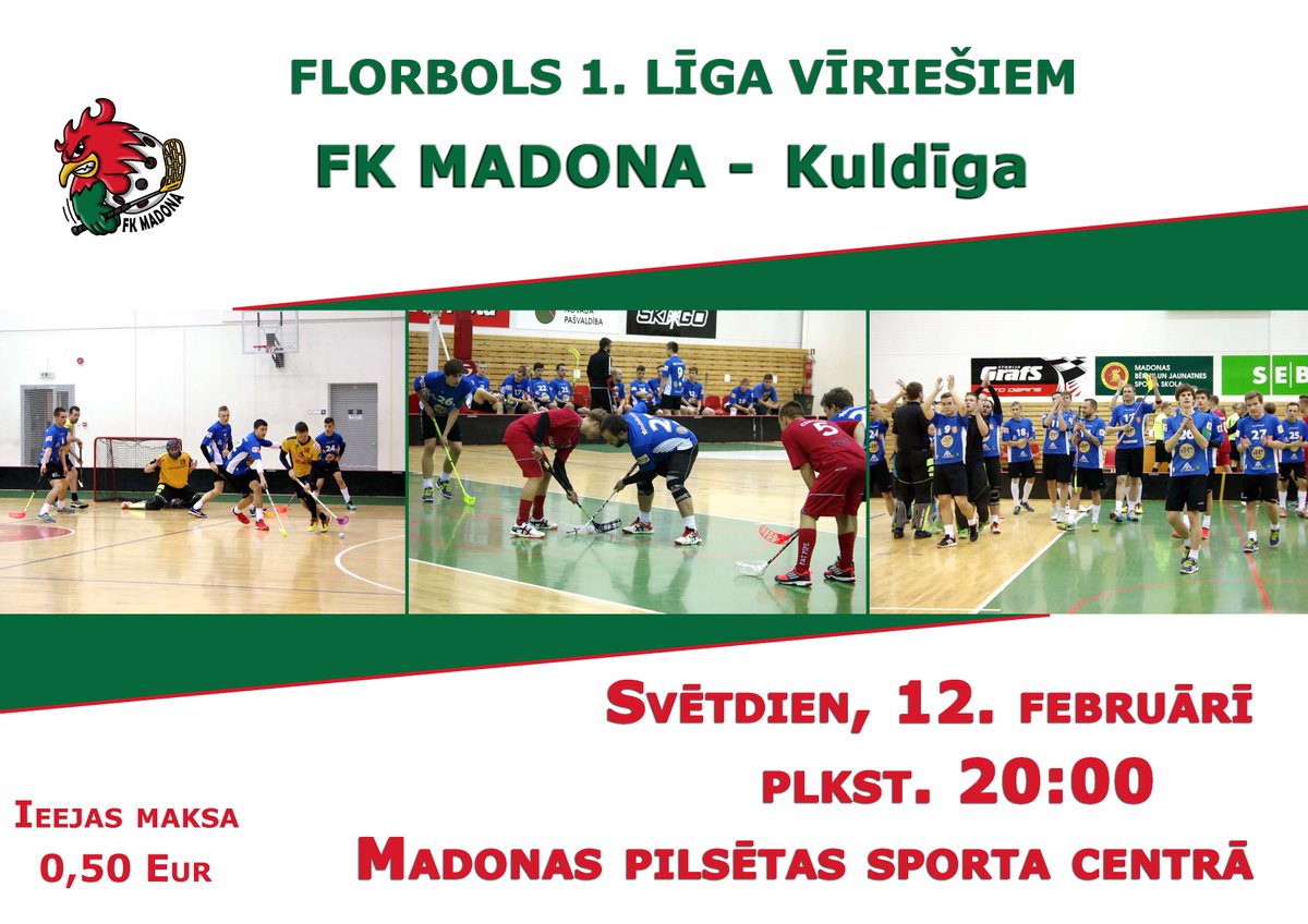 FK_MADONA's tweet photo. Regulārās sezonas pēdējā mājas spēle jau šo svētdien plkst. 20:00 pret Kuldīgas komandu! https://t.co/o7e3mj4ksM