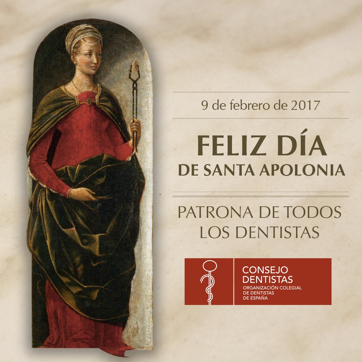 CNSJ_Dentistas's tweet image. Hoy, 9 de febrero, celebramos Santa Apolonia, la patrona de todos los #dentistas.

¡Brindemos por una Odontología ética y de calidad!  😄🎉