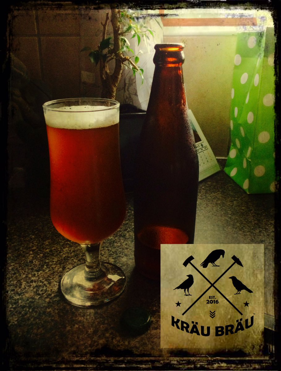 Enjoying the 1st batch of <a href="/KrauBrau/">KRÄU BRÄU ®</a> #KBPaleAle 🍻