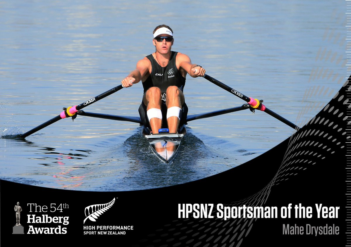 HPSportNZ's tweet photo. WINNER || Congratulations @MaheDrysdale! Presented with the @HPSportNZ Sportsman of the Year Award. #HalbergAwards 🏆 #ThisIsHighPerformance https://t.co/Q3WGHm9tLM