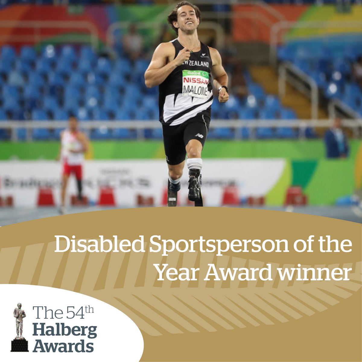 Halberg_FDN's tweet image. WINNER of Disabled Sportsperson of the Year, @LiamMalone93. Congratulations Liam! #HalbergAwards 🏆