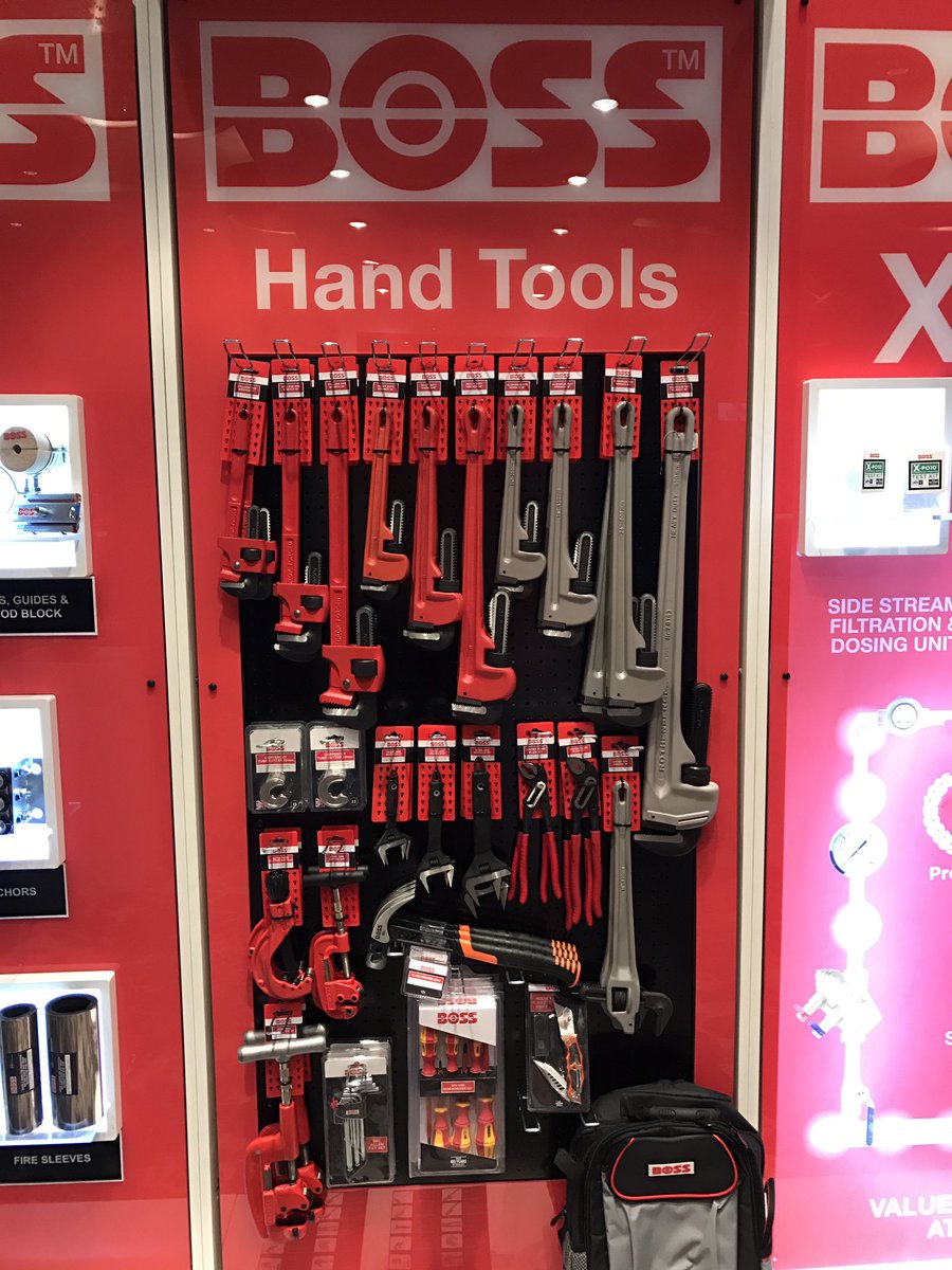 BOSSBrand1907's tweet photo. New extended range of @BOSSBrand1907 hand tools unveiled at today's @bssindustrial conference https://t.co/bOQB61aEfc