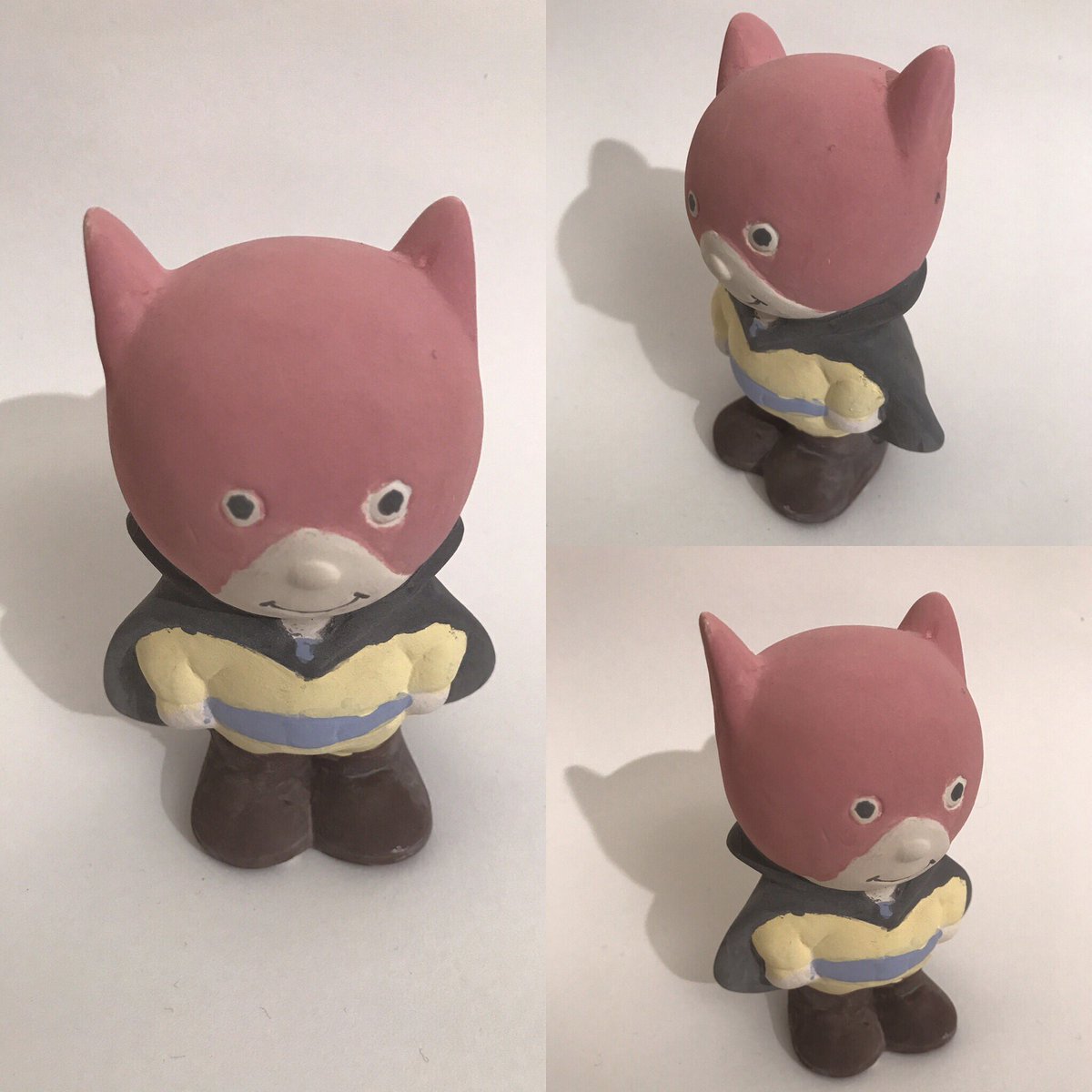 mellamellas's tweet photo. Superboy by Luca aged 4, before being #fired #kiln #kiddiespotteryparty @W4LoveBooks #painting #kids #fun #pottery #superboy #chiswick https://t.co/uMaJ1M1f2I