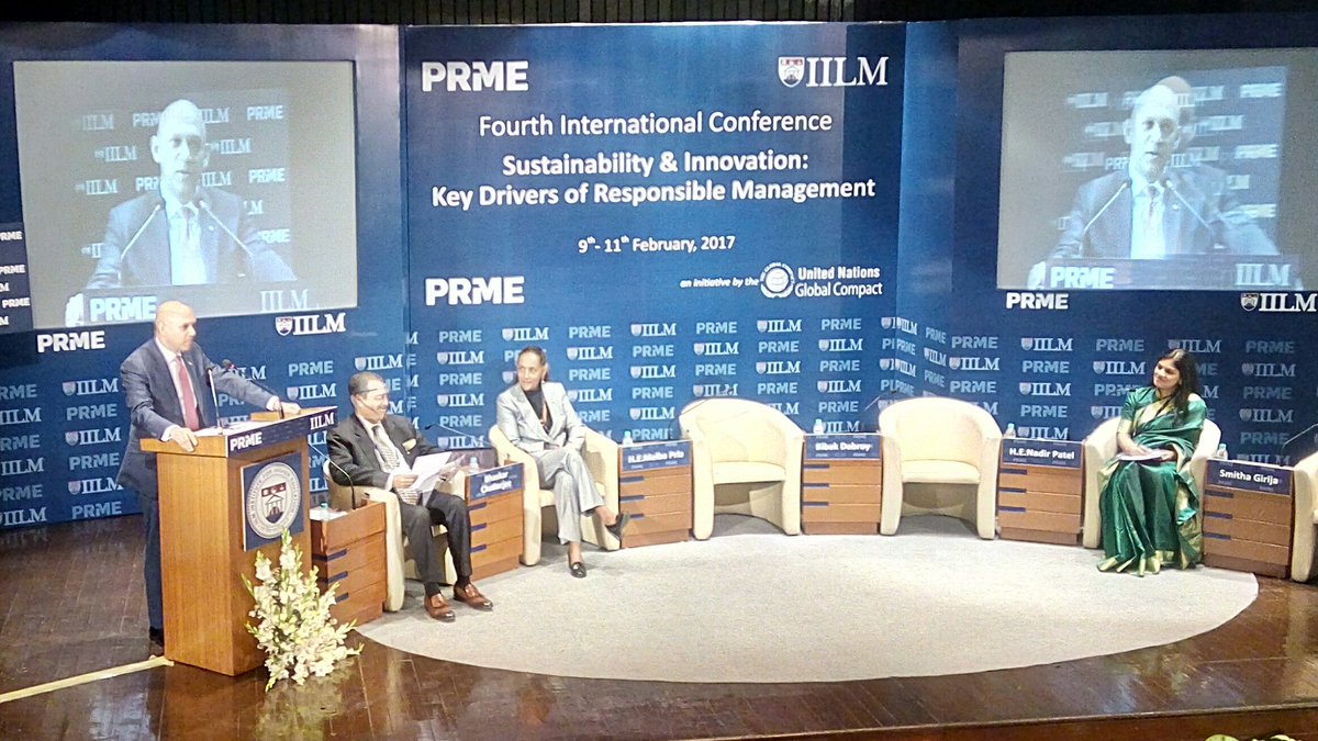 ArrehARay's tweet photo. Throwing light on the importance of #IndoCanadian ties especially in edu. sector, H.E. @nadirypatel @ #IILMPRME conference @IilmInstitute https://t.co/tydTFj81iT