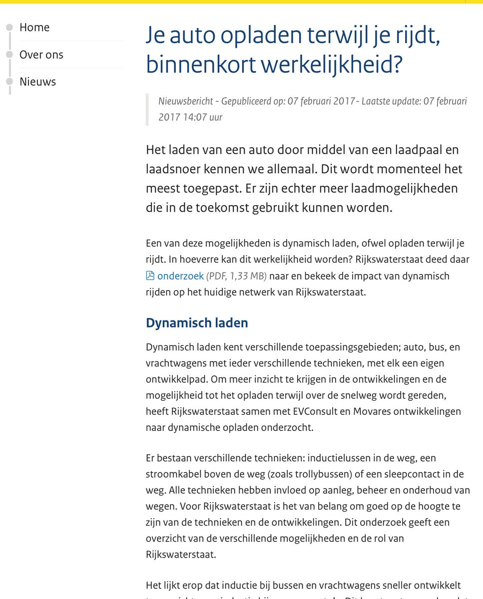 Klimaatagenda's tweet photo. Leestip "Verkenning dynamisch laden op Rijkswegen". Onderzoek in opdracht van @Rijkswaterstaat @Min_IenM https://t.co/MwGUC8Uf0M https://t.co/jPH5bbMny6