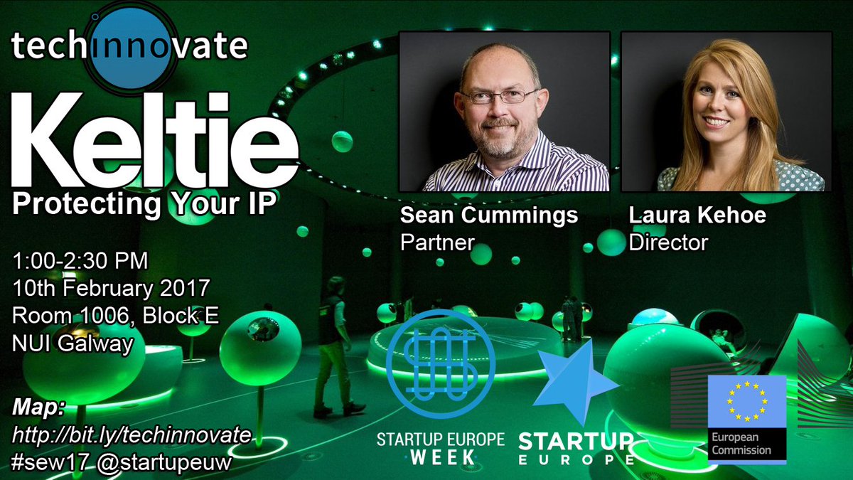 startupgalway's tweet image. Tomorrow at @tech_innovate @nuigalway, there is a free event on protecting your IP as part of @StartupEUW.eek #sew17 eepurl.com/cBbc-n