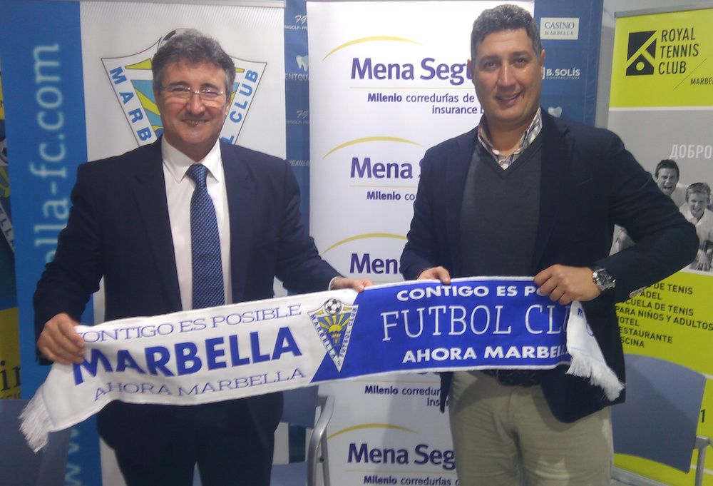 MenaSeguros's tweet photo. Firmado acuerdo de patrocinio deportivo con @marbella_fc que convierte a Mena Seguros en Correduría Oficial del club https://t.co/RD4A82Gky2 https://t.co/5k4lwZ7MNb
