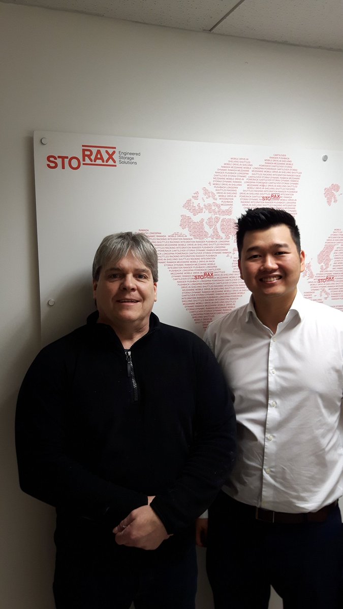 Introducing Kirk Amess (installation supervisor) &amp; Korn White (design engineer). Newest members of the Storax family