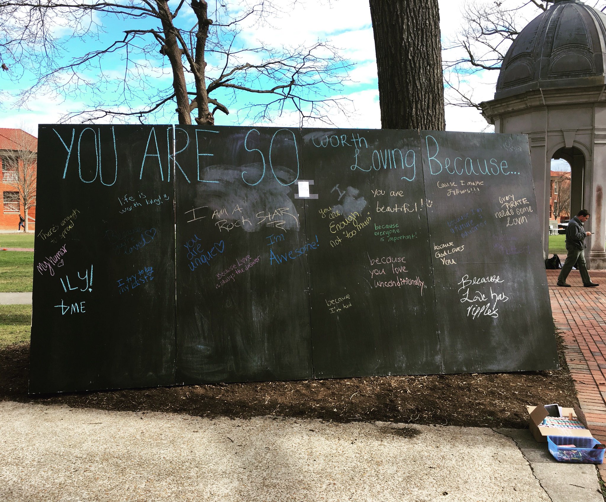 ECU Dean of Students on Twitter "Stop by and tell us why you’re so