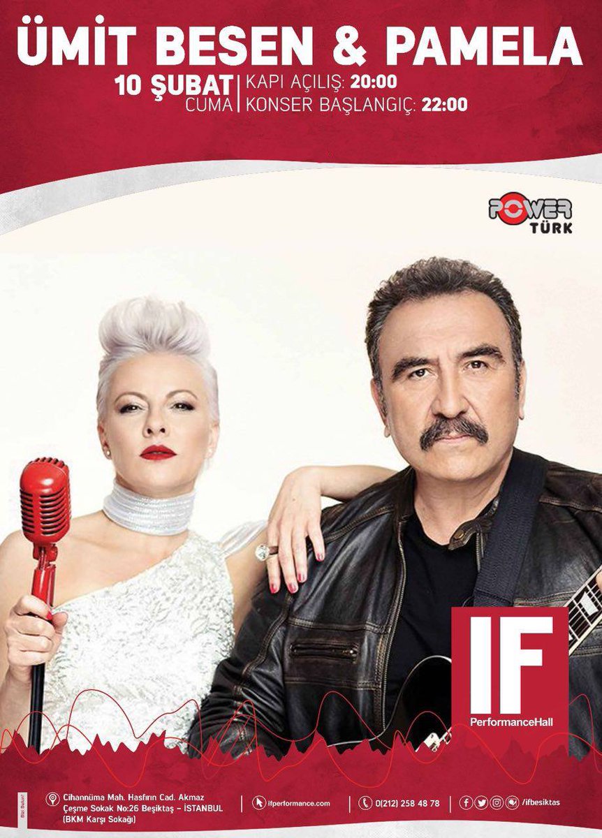.<a href="/besenumit/">Ümit Besen</a> &amp; <a href="/pamela_spence/">Pamela Spence</a> konseri İstanbul'da! 5 üniversiteliye çift kişilik bilet hediye! Detaylar için: bit.ly/2kw7Nat